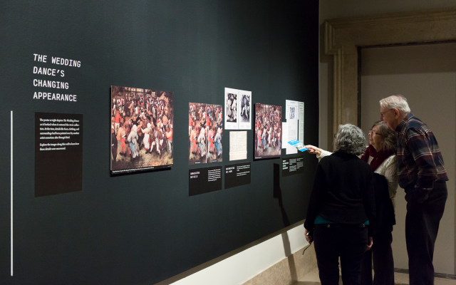 Visitors in the conservation exhibit