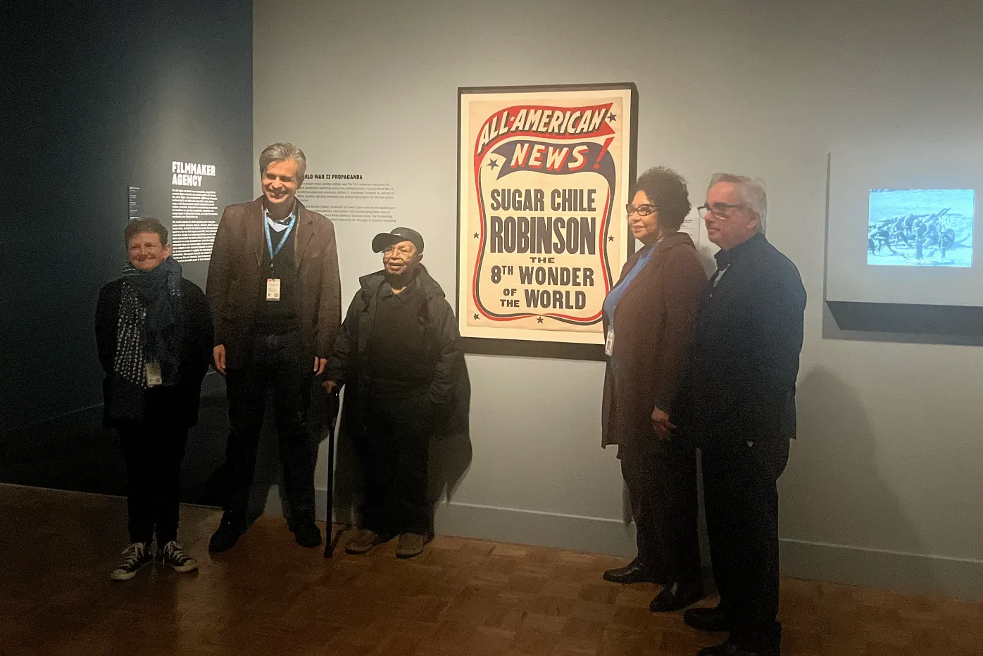 From left to right: Judith Dolkart, Salvador Salort-Pons, Sugar Chile Robinson, Valerie Mercer, and Elliot Wilhelm.