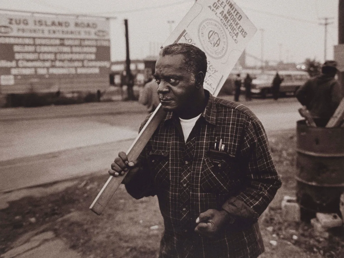 "Detroit Coke Corp., Zug Island, Detroit, Michigan," 1986, Russ Marshall, American; gelatin silver print.