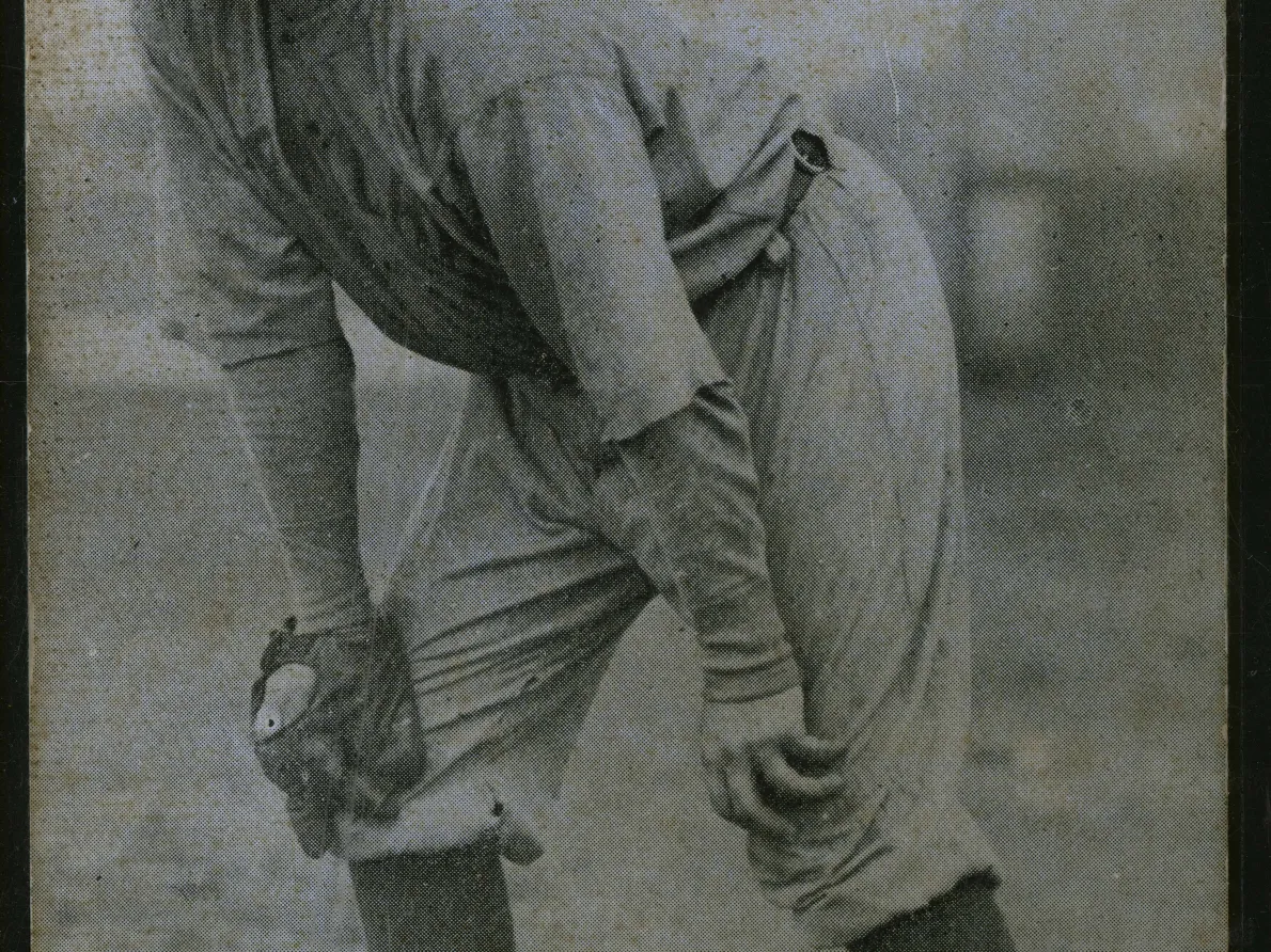 Babe Ruth 1921 Exhibits, 1921, unknown; commercial lithograph printed in black and white, Courtesy of E. Powell Miller.