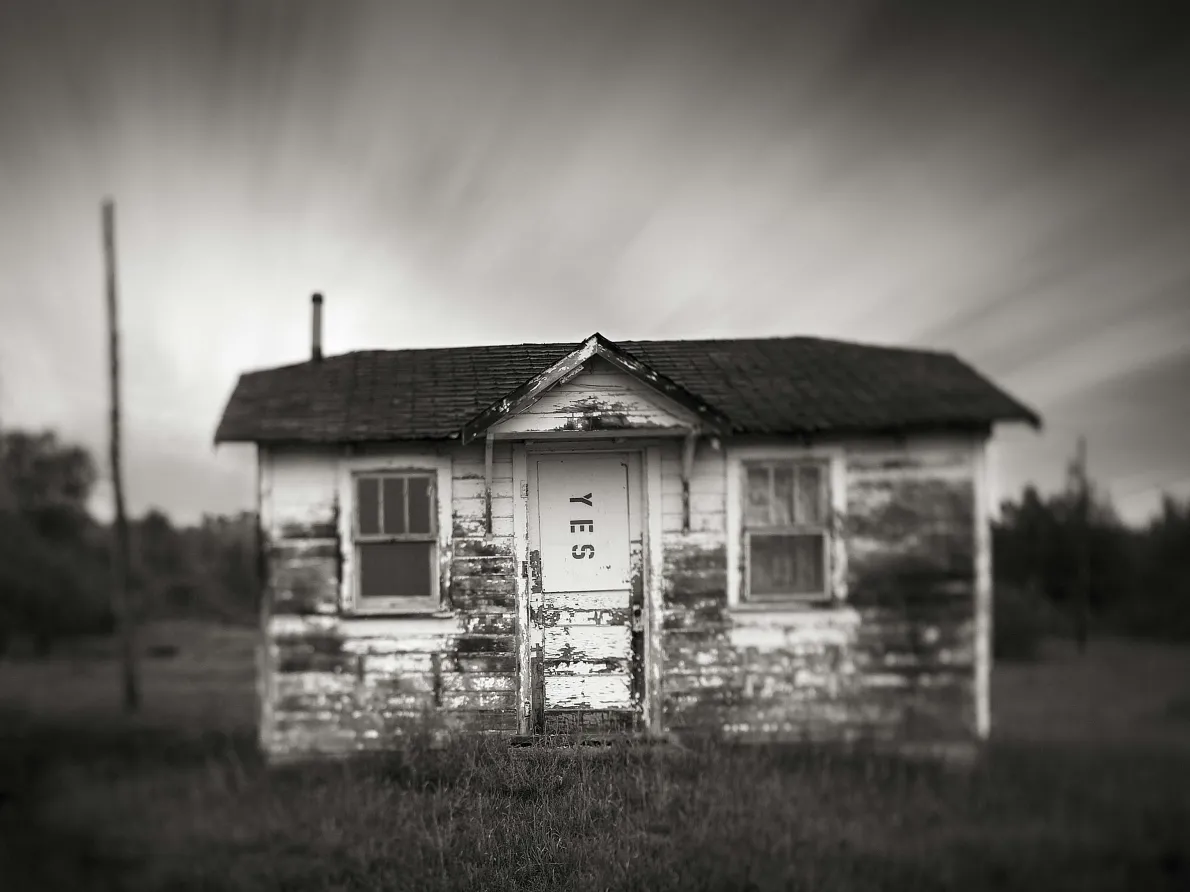 "Y E S: Brevort, Michigan, Lake Michigan," 2010, Jeff Gaydash, American; carbon pigment print. Detroit Institute of Arts.