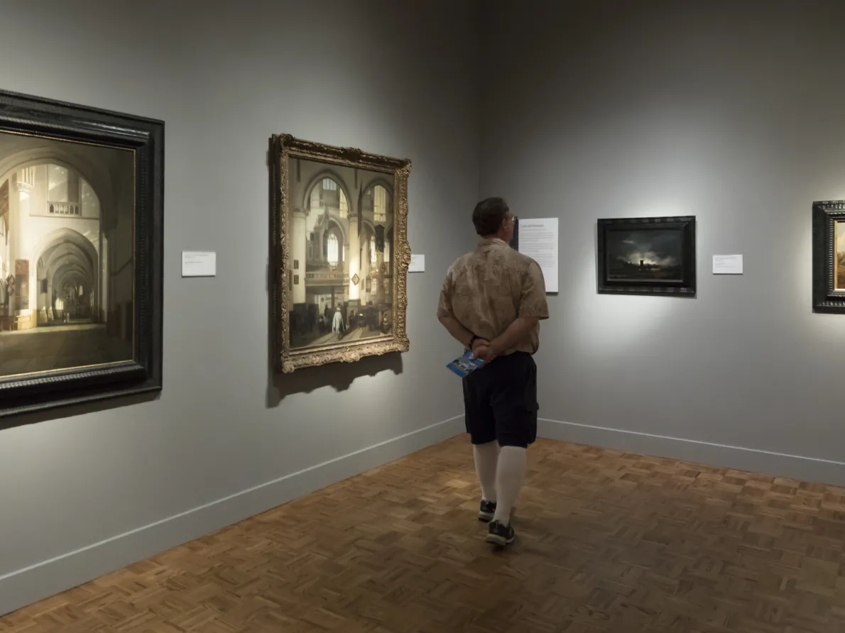 Gallery inside of the Detroit Institute of Arts